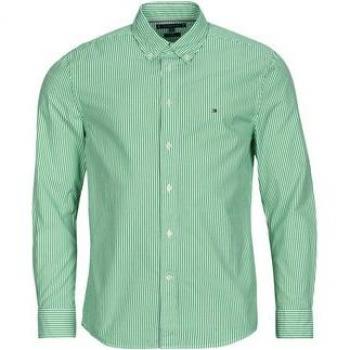 Tommy Hilfiger Chemise popeline droite à col Mao
