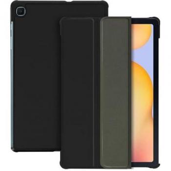 Etui AVIZAR Galaxy Tab S6 Lite : éco‑cuir, design noir, support vidéo & clavier