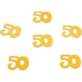 Gold Sequin Age Confetti for Party Decorations