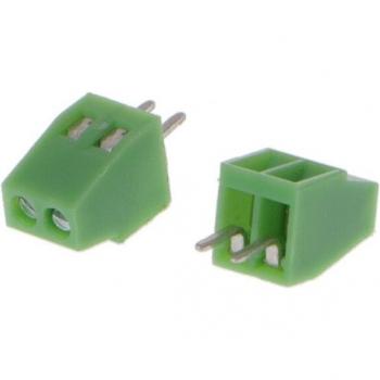 Lot de 10 connecteurs de borniers à vis 2-10 broches, 2,54 mm pour PCB