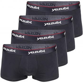 Yazubi Herren Boxer Shorts Blau 4er Pack