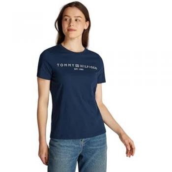 Tommy Hilfiger Ww0ww40276 Men’s Short Sleeve T-Shirt (Blue, L)