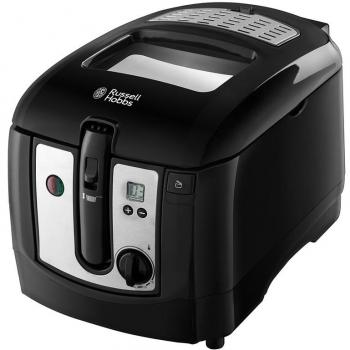 L Digital Deep Fryer Black Stainless Steel