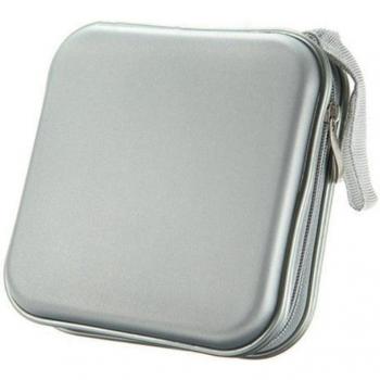 ALLOYSEED 40er Kapazität CD/DVD Organizer Tasche mit Zip-Verschluss