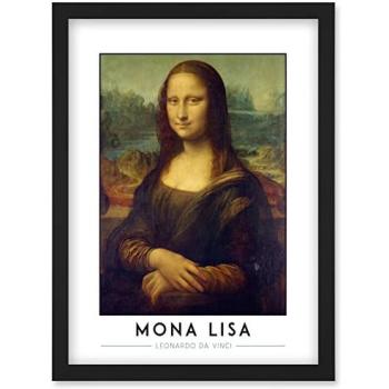 Portrait of Enigma – Black A4 Wall Art by Leonardo