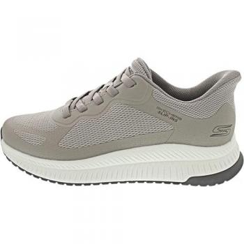Skechers Homme Slip-ins: BOBS Sport Squad 4 en Taupe Foncé, Taille 43