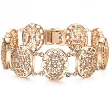 Floral Vine 585 Rose Gold Bracelet for Women