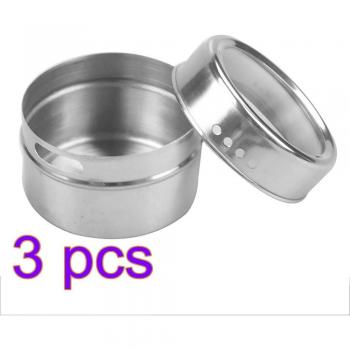 Magnetic Spice Storage Pot with Clear Lid