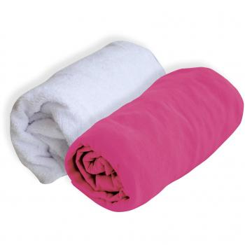 Doux Nid en Alèse Polyuréthane avec Drap Housse Framboise 70×140 cm