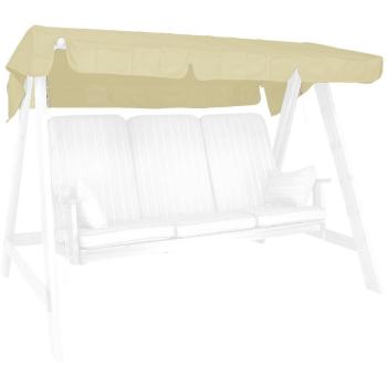 Protezione Tetto Dondolo 193 x 130 cm, finitura Swingtex, tinta avorio