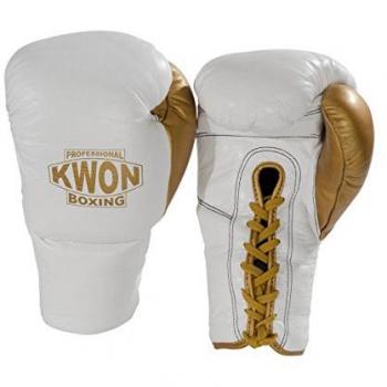 Gants Kwon de boxe en cuir à lacets