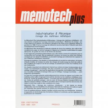 Mémotech Plus Industrialisation et mécanique STS, IUT, CPGE, Écoles d’ingénieurs