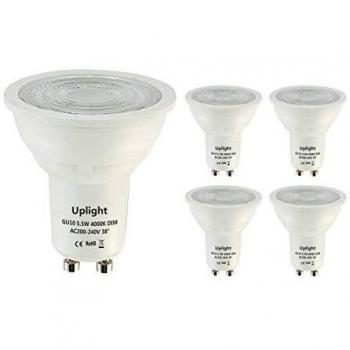 Naturweiß Dimmbare GU10 LED-Lampen – 5 Stück 5,5 W