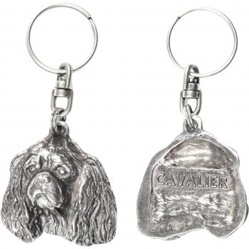 Pendentif Cavalier King Charles Spaniel I avec boîte décorative