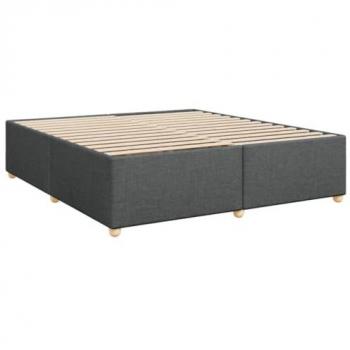 VidaXL Bettgestell ohne Matratze 180x200 cm in Dunkelgrau