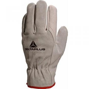 Gants DELTAPLUS en cuir, Gris, Taille 8