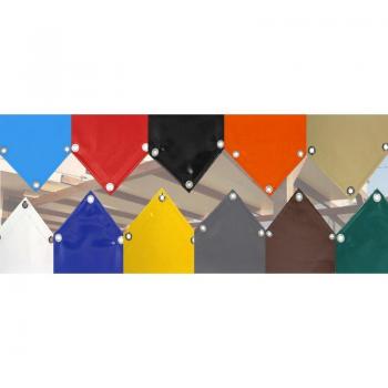 Lona Multiusos Gris 3×4 m – PVC, 650 g/m², Ojal cada 25 cm