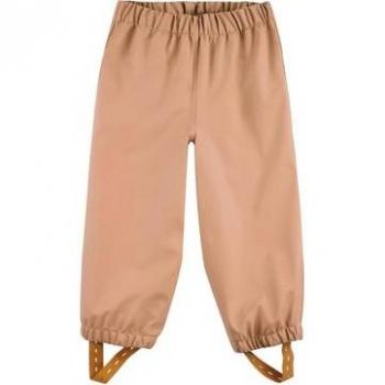 Pantalones de lluvia sin forro color marrón arcilla