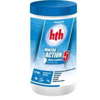 Briquettes de chlore non stabilisé HTH 2,5 kg (pastilles de 7 g)