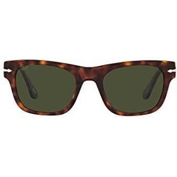 Persol PO3269S 24/31 | Occhiali da Sole Graduati o Non Graduati | Prova Online | Unisex | Plastica | Quadrati | Marrone, Havana | Adrialenti