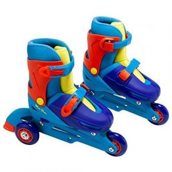 Patines en línea ajustables Moltó 2 en 1 Azul (Talla 31-34)