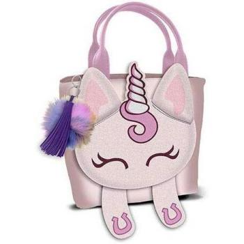 Oh My Pop! Unicorn-Shy Borsa Tascabile Appendi 25 cm Rosa