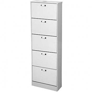 Bureau Chaussures Argonauta Blanc Éco-Cuir Double Porte