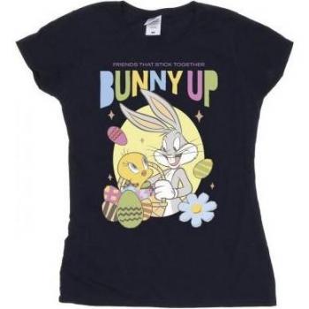 Bunny Up Cotton Tee for Women