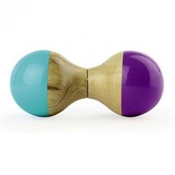 Hochet du Jura turquoise et violet