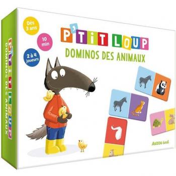 Jeux d'éveil P'tit loup Dominos des animaux Auzou