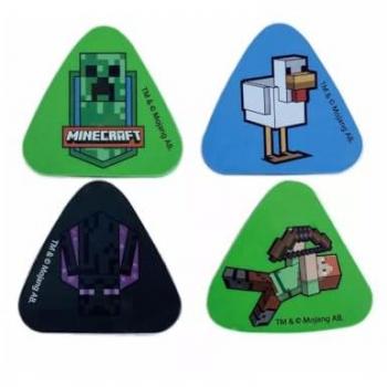 Minecraft 2-Pack Pencil Toppers and Erasers