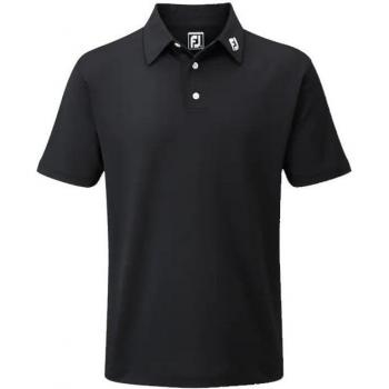 FootJoy Stretch Pique Polo, schwarz, Herren, Größe XL