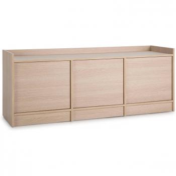 Mobile TV 3 Ante Moscú Rovere – Larg. 139 cm Prof. 40 cm Altezza 54 cm