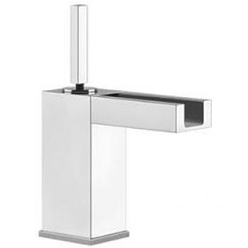 Miscelatore lavabo Gessi Rettangolo con joystick e sistema di scarico 1 1/4