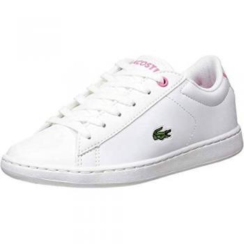 Chaussures pour Enfants Lacoste Carnaby Evo BL 2 SUI, Couleur Blanche (B53 White/Pink)