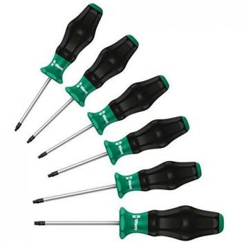 Wera 031554 6-Piece Comfort Torx Screwdriver Set