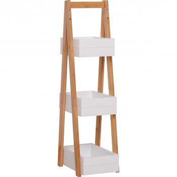 HOMCOM Freestanding 3 Tier A Frame Shower Caddy