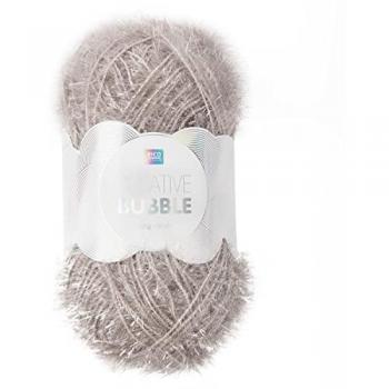 Rico Creative Bubble Schwammgarn 50g Silber