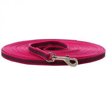 Guizzaglio e Collare Sportivo Rosa‑Grigio 14 mm