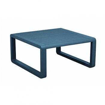 PROLOISIRS Table basse de jardin Tonio bleu