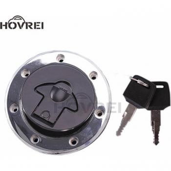 Kawasaki Fuel Gas Tank Cap Cover with Keys for Ninja ZZR250 ZX6R ZX7R ZX9R GSE 400