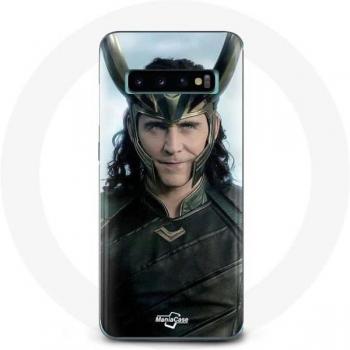 Fodera Samsung Galaxy S10 Plus Loki Thor Ragnarok con Casco Stagione 1