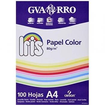 Papel Canson Repro IRIS A4 80g Azul Caribe 100 hojas