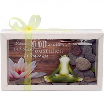 ZauberDeko Geldgeschenk Verpackung Wellness Entspannung Massage Yoga Frosch Gutschein