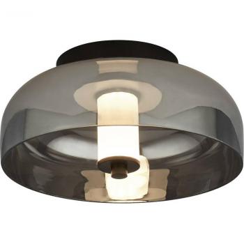 Plafonnier LED Frisbee Abat-Jour en Verre 14cm