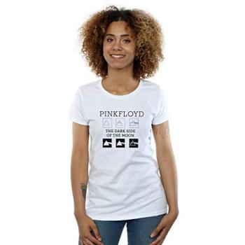 Katoenen Pink Floyd Dames Pyramide Trio Licentie Tshirt