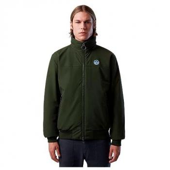 Giacca Sailor in Nylon Riciclato con Fissaggio a Cerniera
