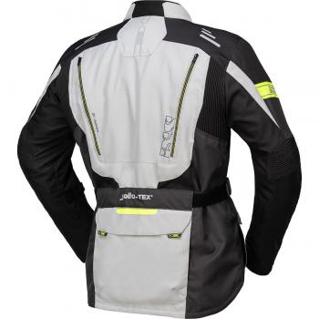 IXS Lorin-ST Textiljacke grau/schwarz-neongelb M Herren