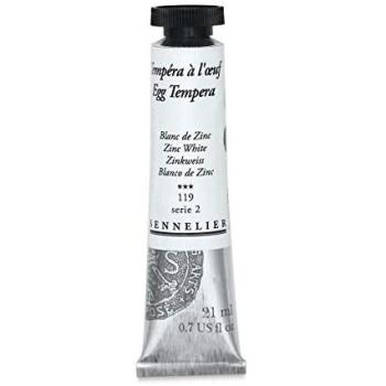 Sennelier Egg Tempera – 21 ml White Zinc Pack