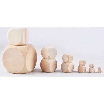 10pcs DIY Blank Dice for Family Activities